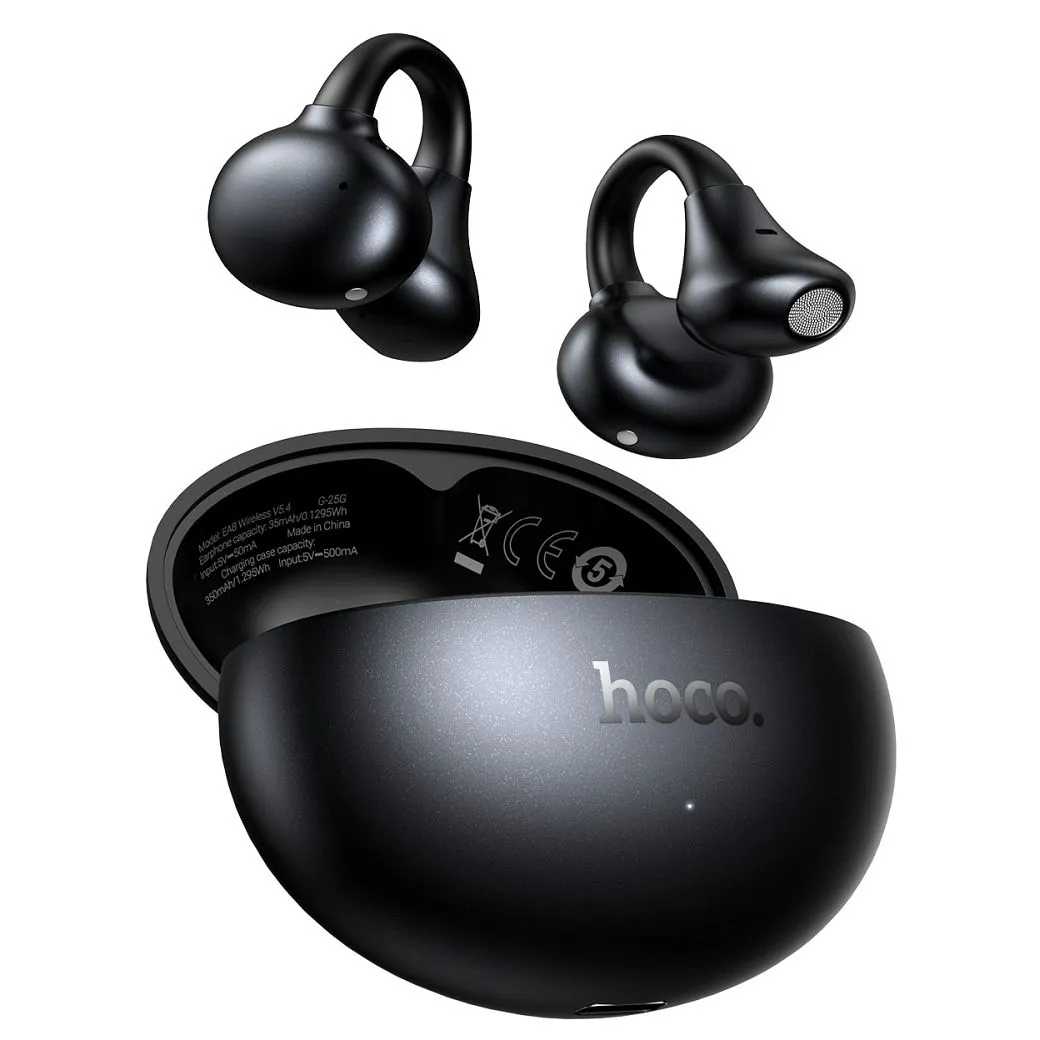 Bezdrátová sluchátka Hoco TWS EA8 kovová černá