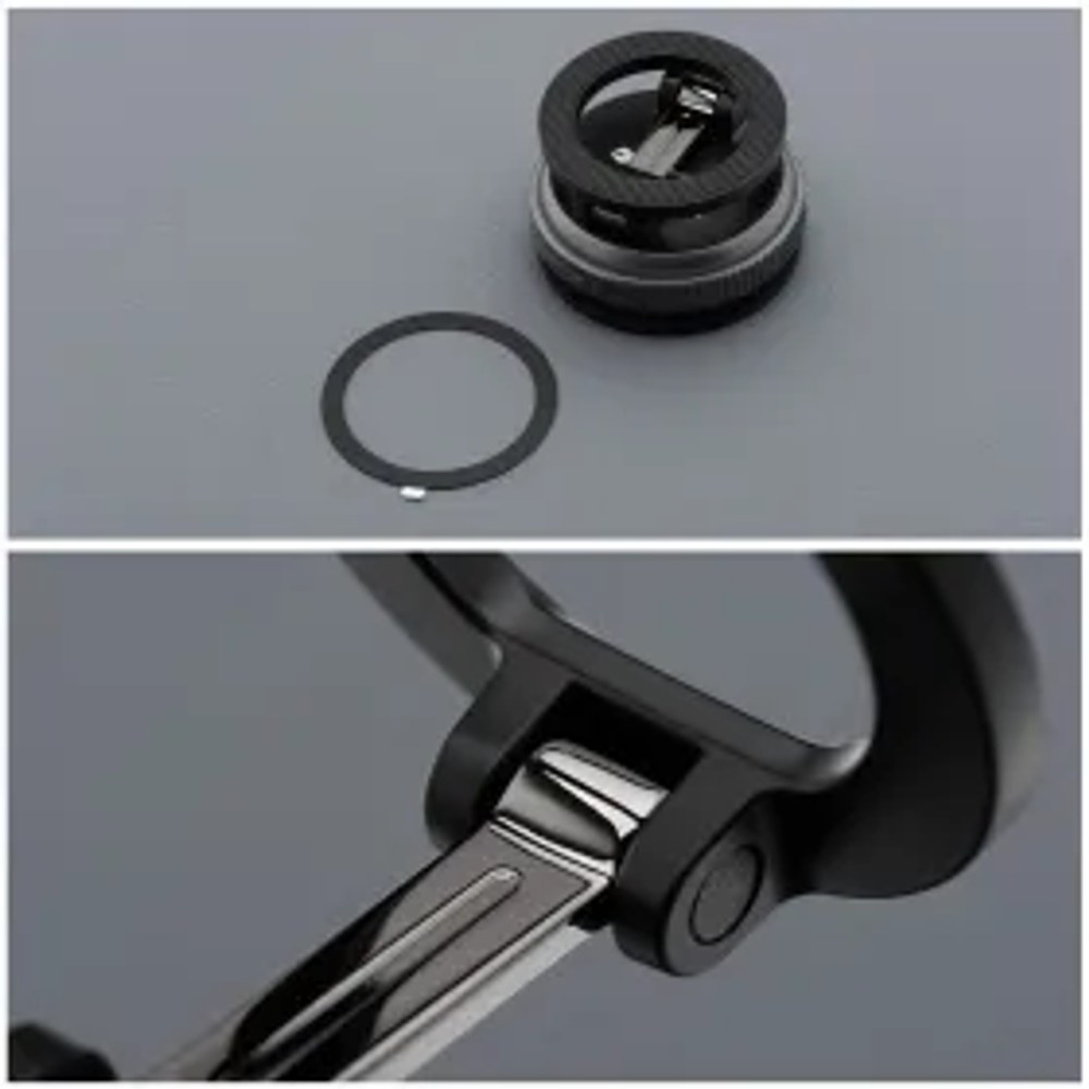 Magic Mag – magnetický držák na telefon s přísavkou, kompatibilní s MagSafe, černý