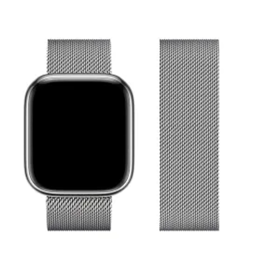 Řemínek F-DESIGN FA03 pro Apple Watch 38/40/41mm stříbrný