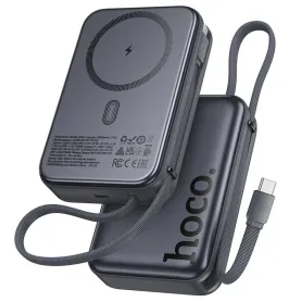 Powerbanka Hoco 20000 mAh kompatibilní s MagSafe QC PD 45W Q44A černá
