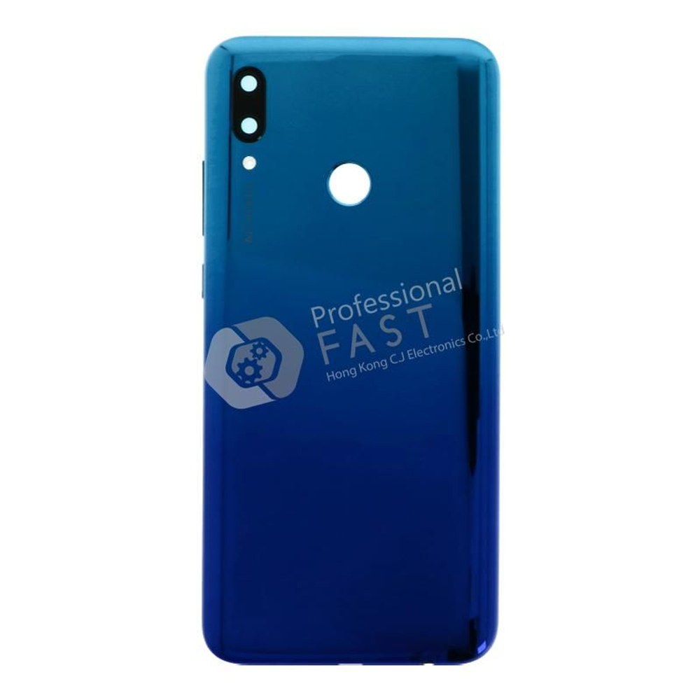 Zadní kryt baterie P smart 2019 blue + sklíčko kamery ori