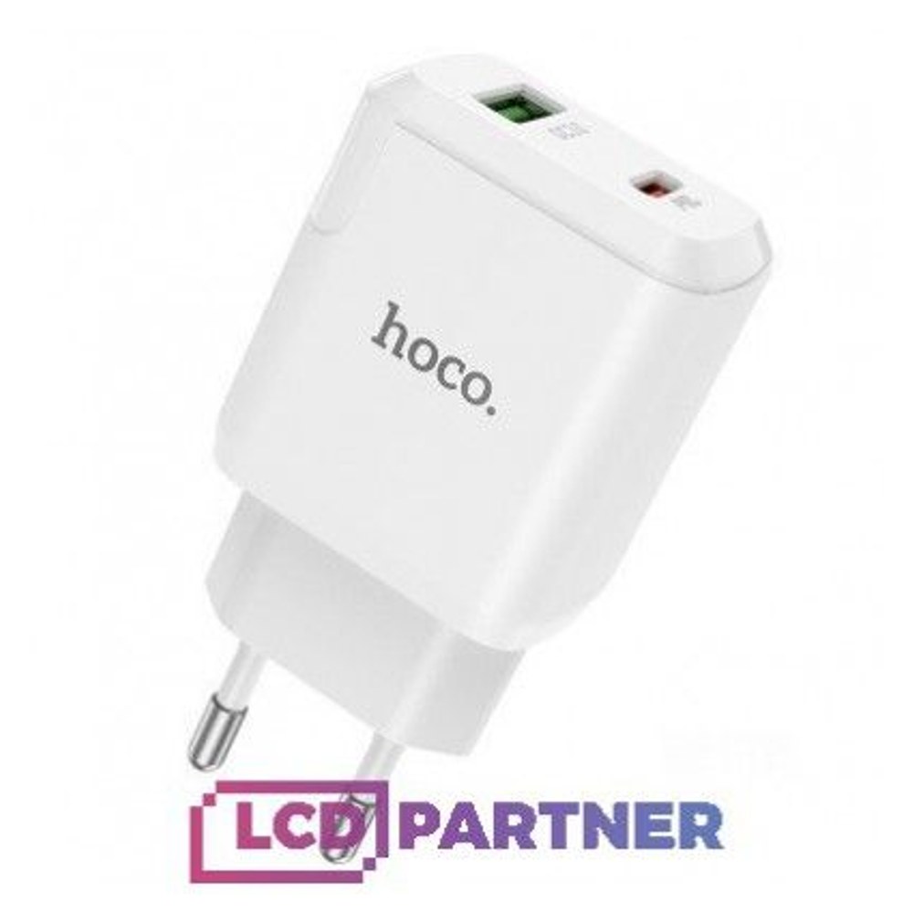 Hoco. Nabíječka pro dva porty N5, 20 W, bílá