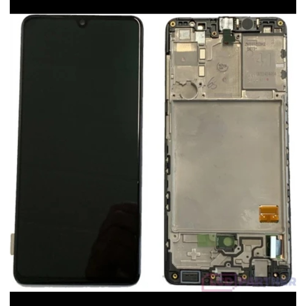 Samsung Galaxy A41 SM-A415FN LCD + dotyková deska + přední kryt black - originál