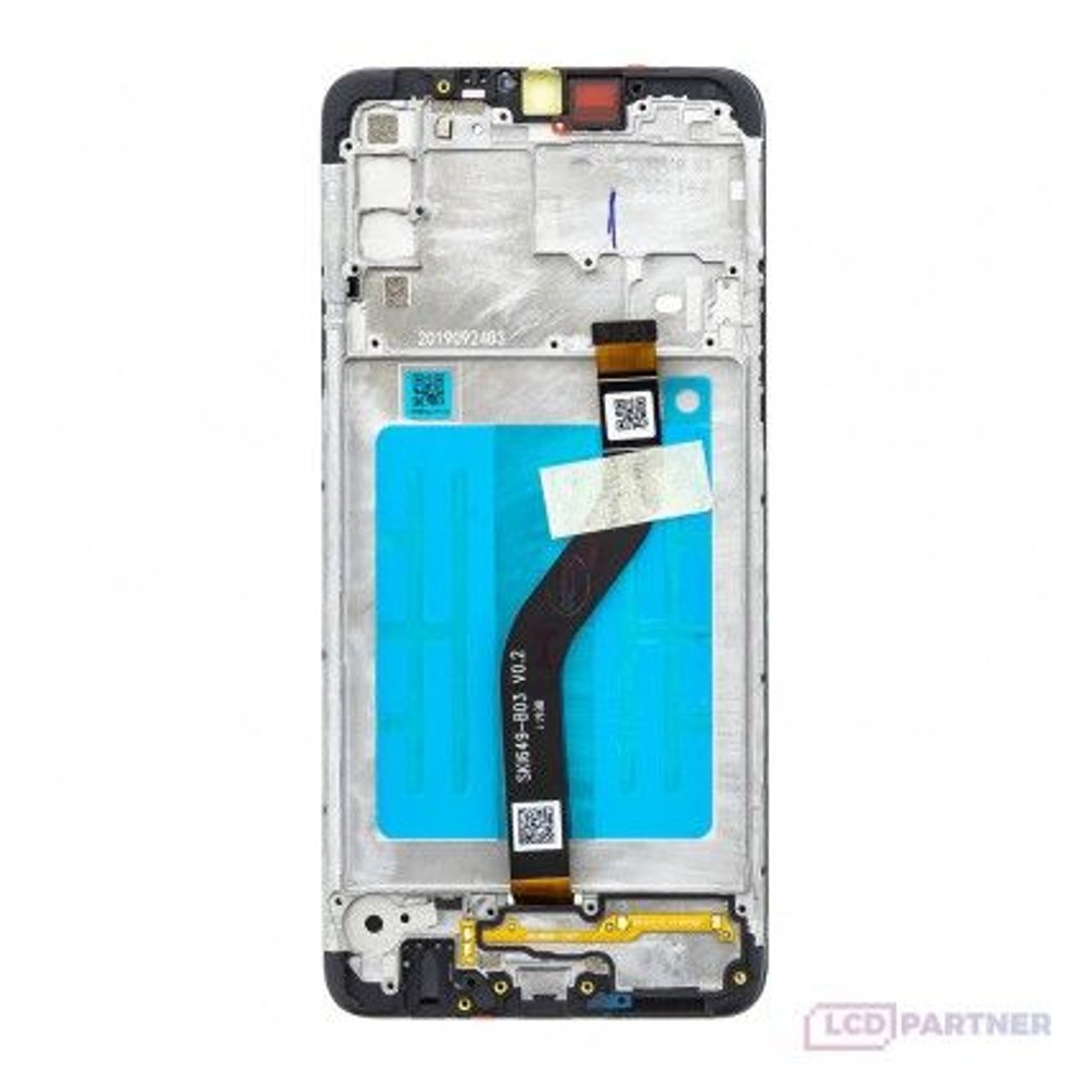 Samsung Galaxy A20s SM-A207F LCD + dotyková deska + přední kryt black - originál