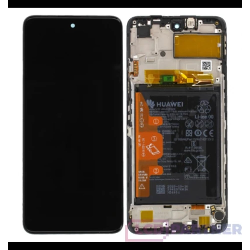 Huawei P Smart 2021 (PPA-LX2), Huawei Honor 10X Lite (DNN-LX9) LCD + dotyková deska + přední kryt black