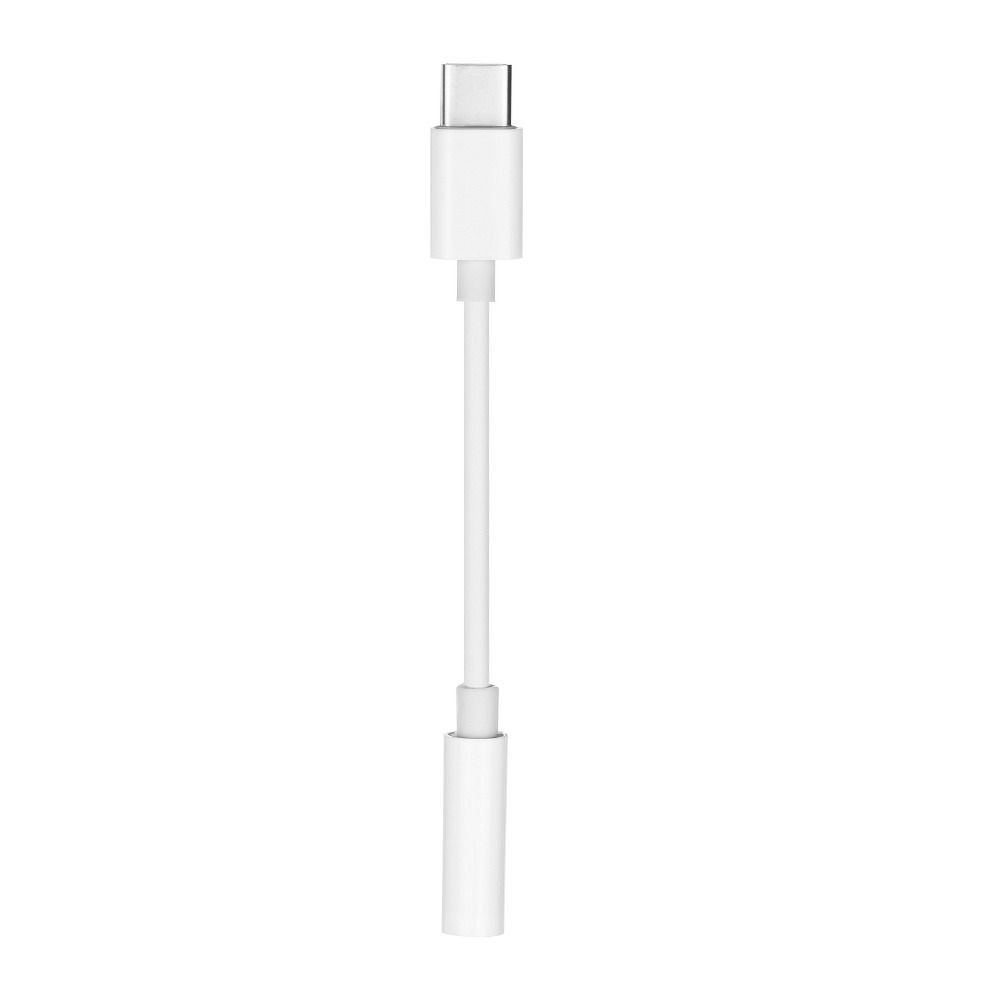 Adaptér HF/audio Type C na Jack 3,5 mm bílý