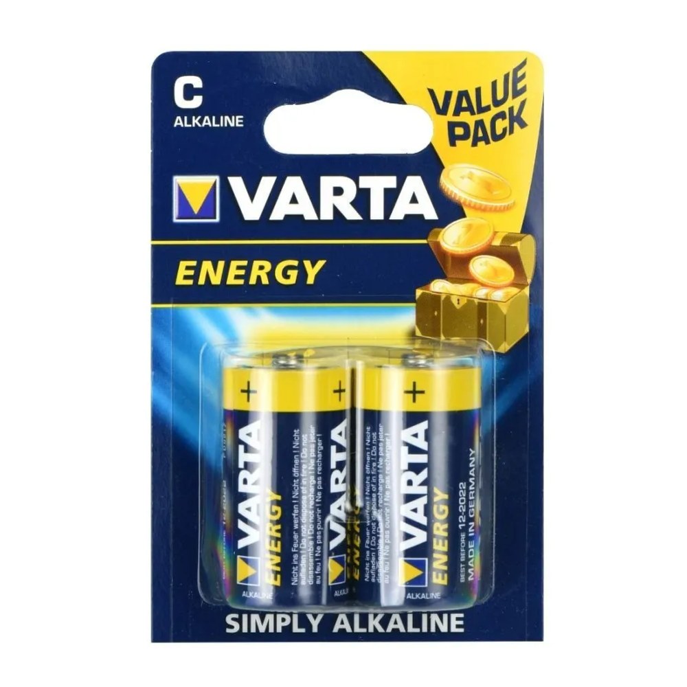 Alkalická baterie Varta R14 (typ C) superlife 2 kusy