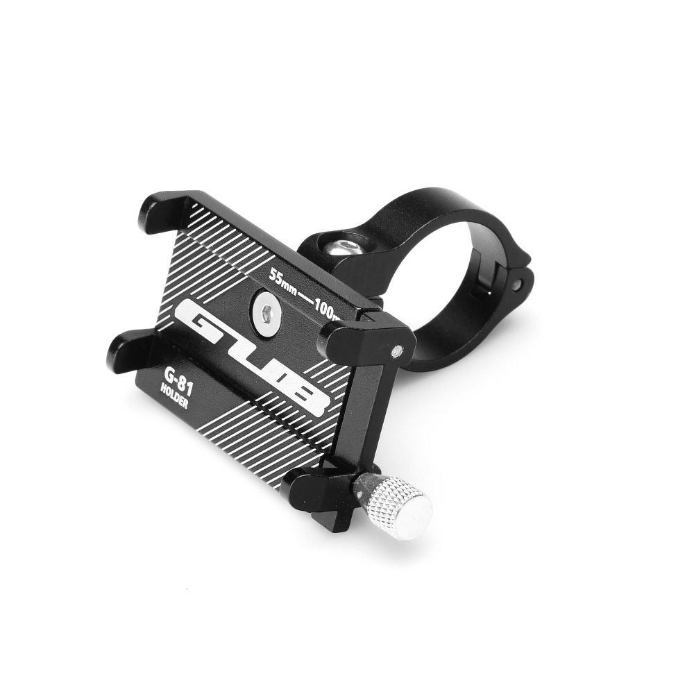 Držák na kolo GUB G81 Aluminium black na mobilní telefon