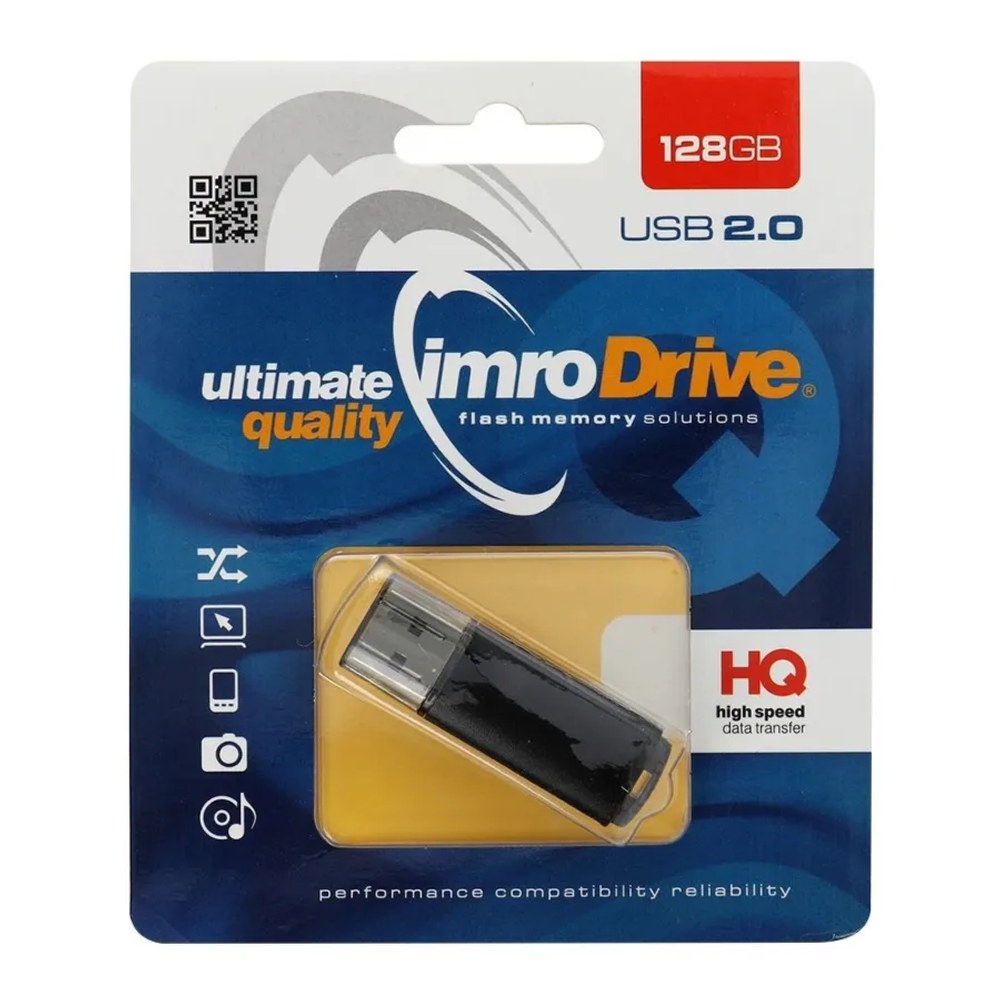 Přenosná paměť Pendrive Imro BLACK 128 GB