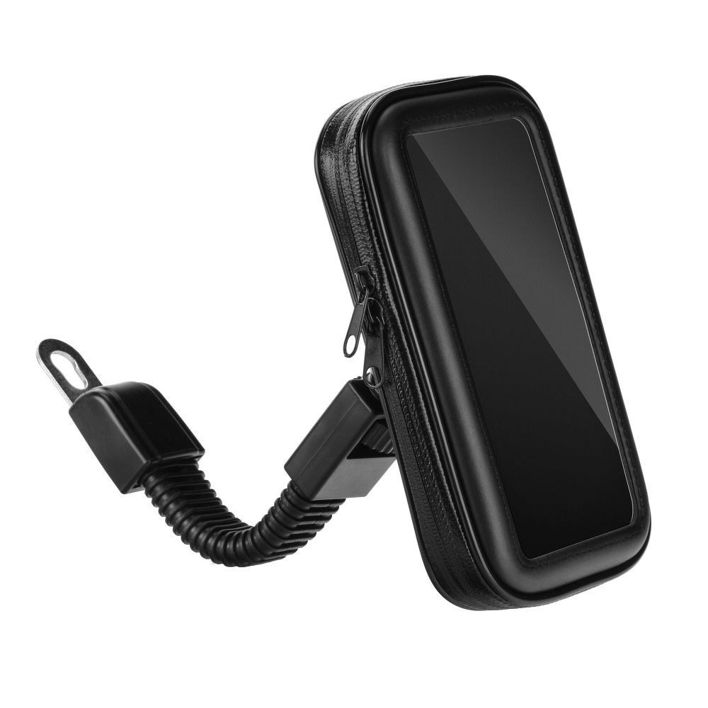 Vodotěsný držák na kolo / koloběžku na mobilní telefon se zipem (5,5 - 6,3)