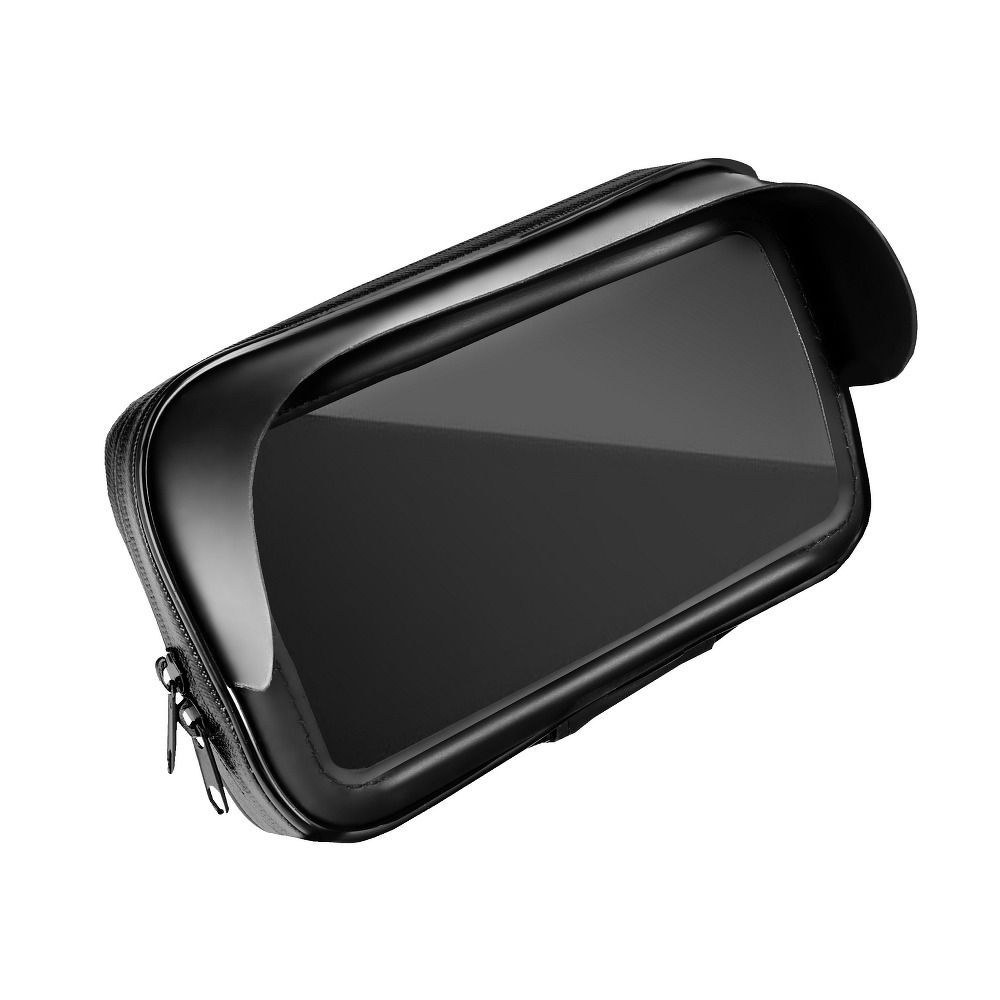 Vodotěsný držák na moto/skútr se zipem a kapucí 4,8" - 5,5"