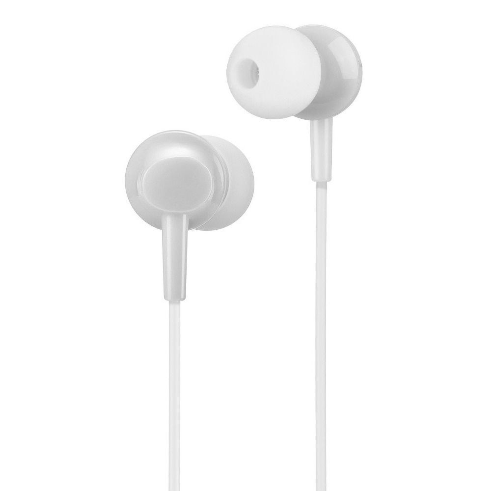 HOCO sluchátka inital sound univerzální s micro M14 bílá
