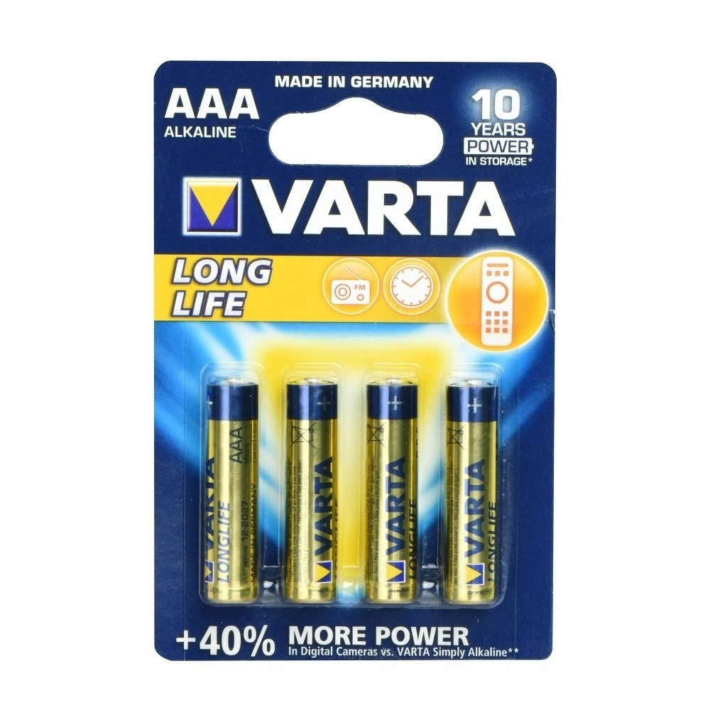 Baterie Varta R6 (AAA) 4szt. Dlouhý život