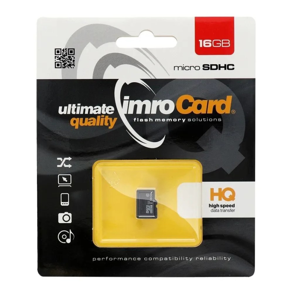 Paměťová karta Imro microSD 16GB / Class 10 UHS