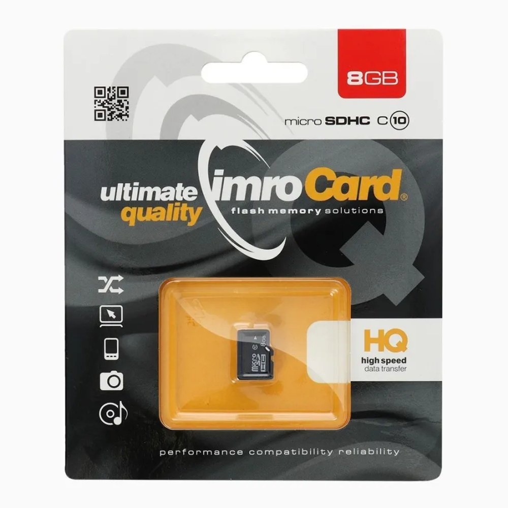 Paměťová karta Imro microSD 8GB Class 10 UHS