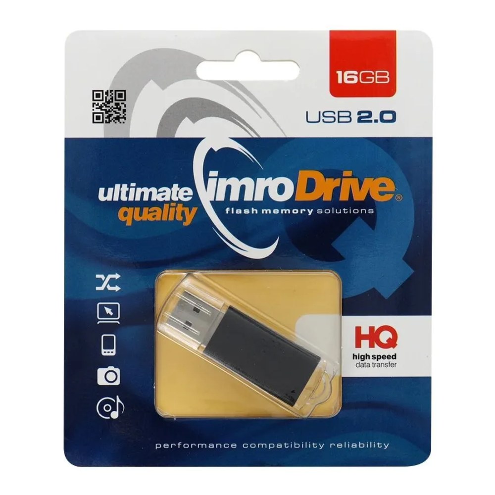 Přenosná paměť Pendrive Imro Black 16GB