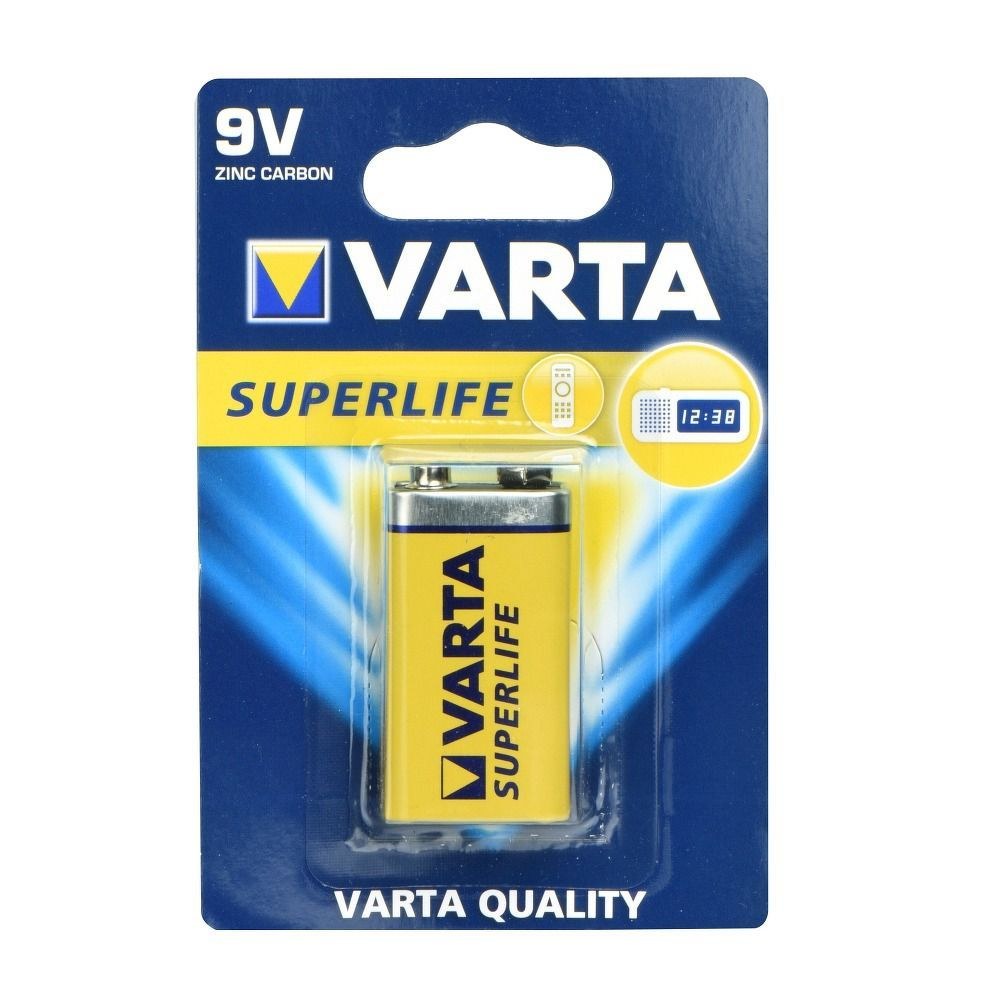 Zinková baterie Varta Superlife 9V - 1 kus
