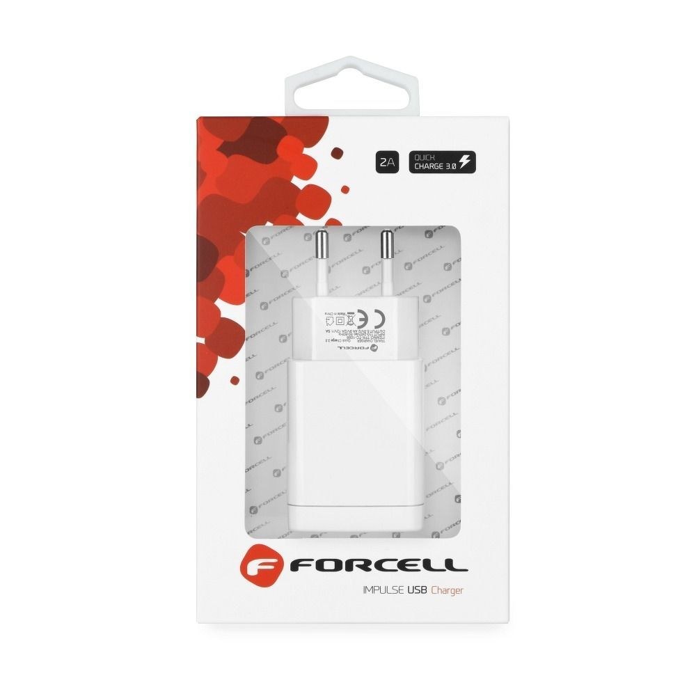 Cestovní nabíječka s USB zásuvkou - 2,4A 18W s funkcí Quick Charge 3.0