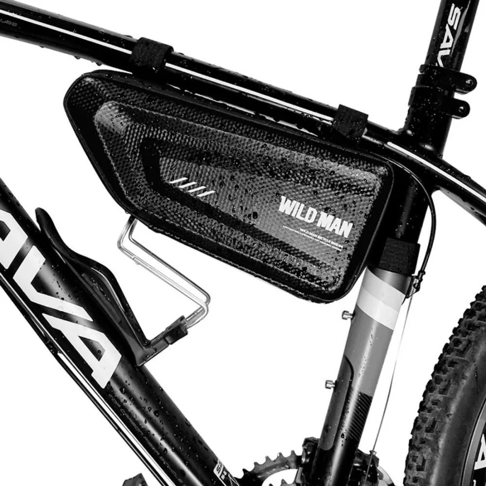 Držák na kolo / taška na měřítko pod rám se zipem WILDMAN E4 1,5L 4"- 7"