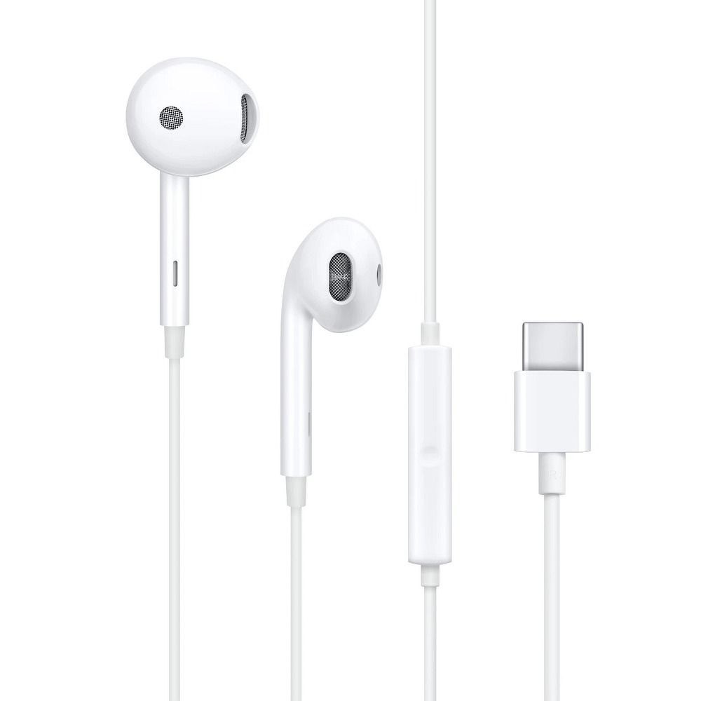 Originální stereo sluchátka OPPO MH135-3 USB C white bulk