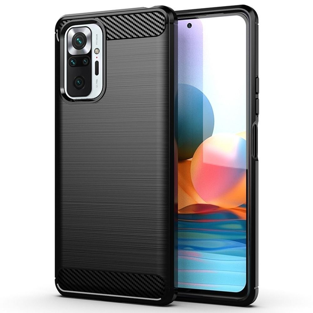 Pouzdro CARBON pro XIAOMI Redmi NOTE 10 5G / Poco M3 Pro / Poco M3 Pro 5G černé