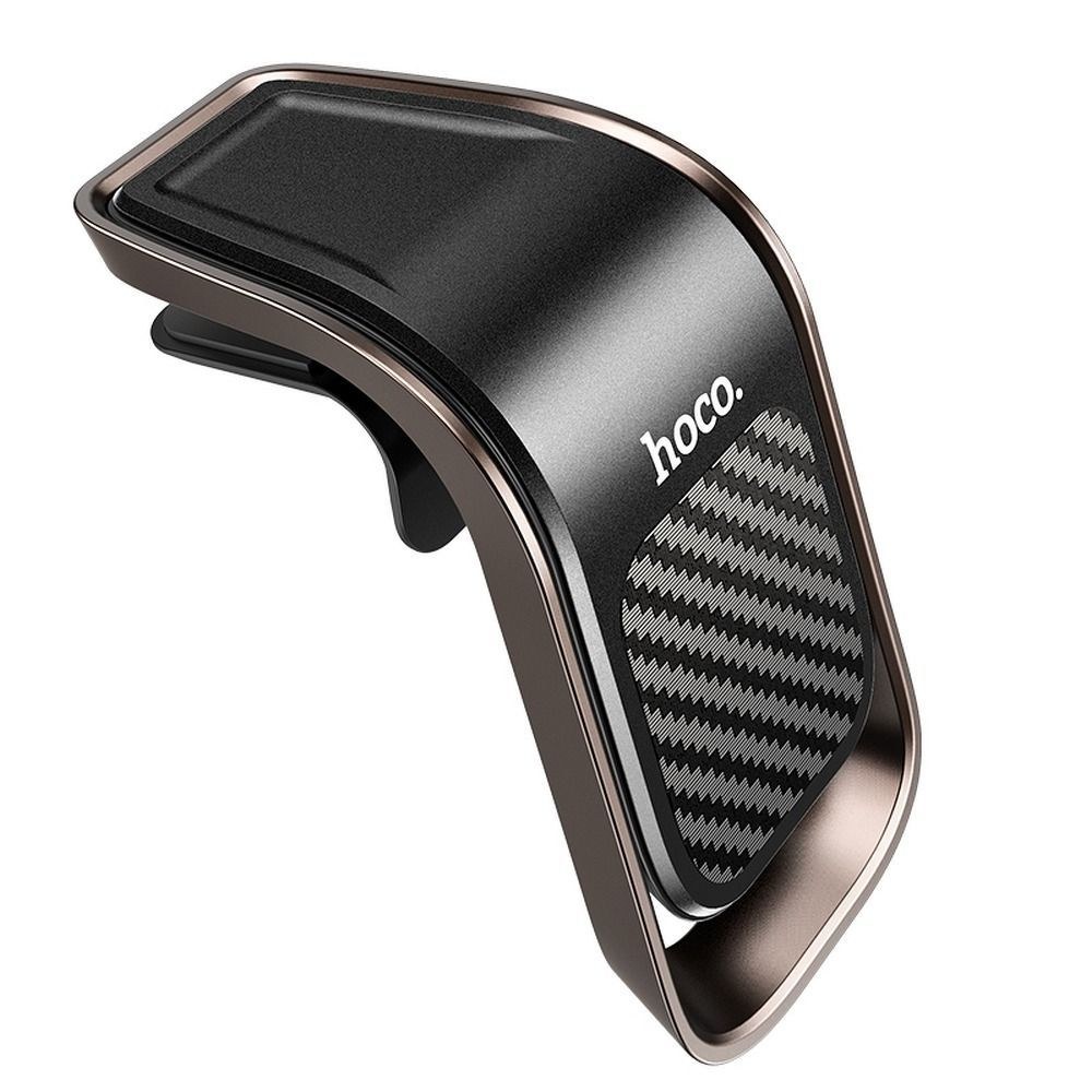 HOCO držák do auta magnetický do ventilace CA74 černo-metal šedý