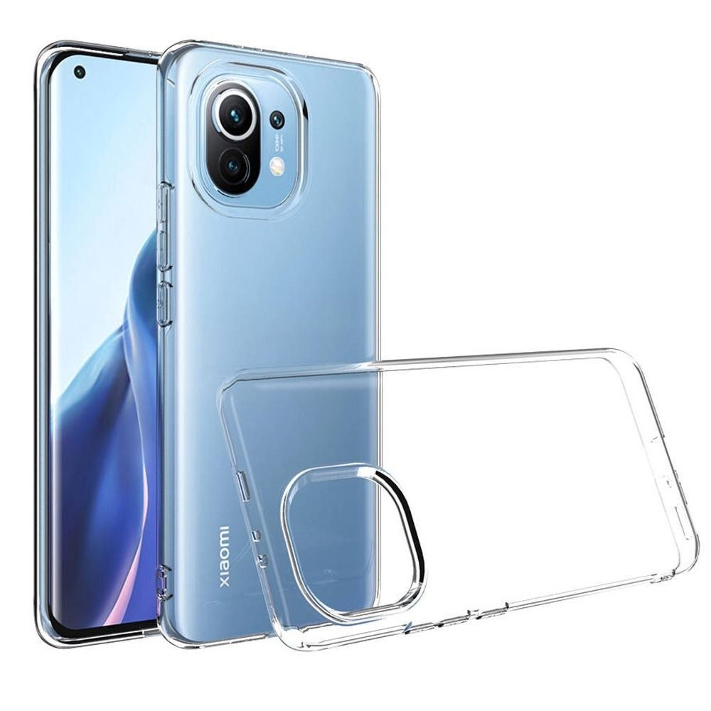 Zadní kryt Ultra Slim 0,5 mm pro - Xiaomi Mi 11 Lite 5G / Mi 11 Lite LTE ( 4G ) průhledný