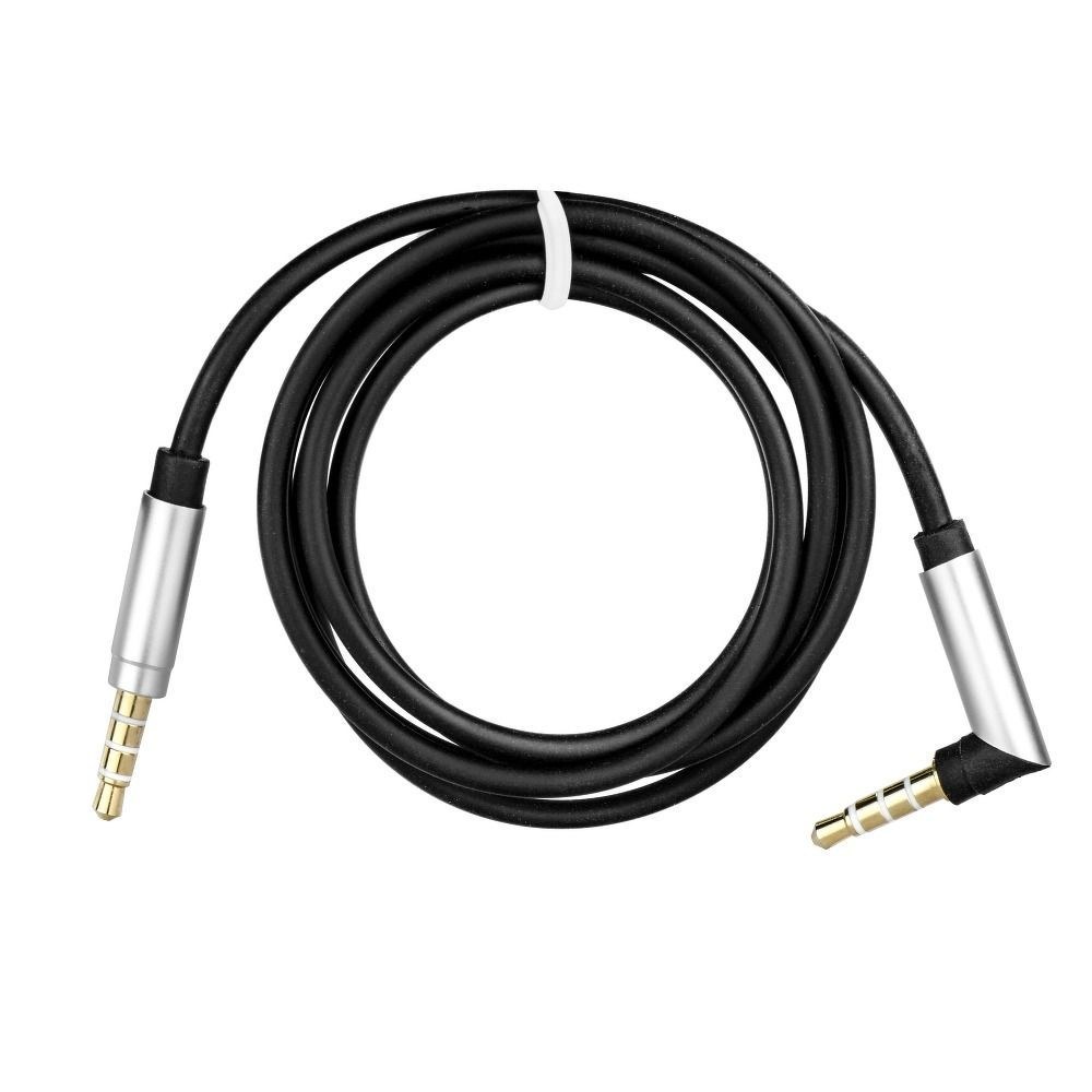 AUX kabel 3,5 mm pod úhlem 90 stupňů