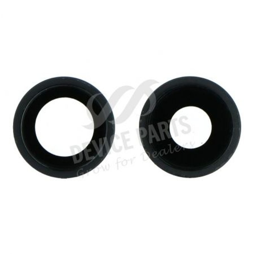 IPhone 11 - náhradní sklíčka zadní kamery + rám - black 2pcs