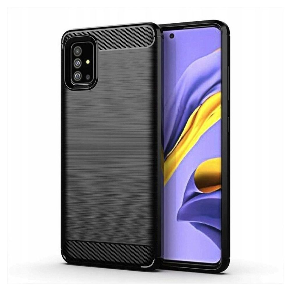 Pouzdro CARBON pro SAMSUNG Galaxy A71 5G černé