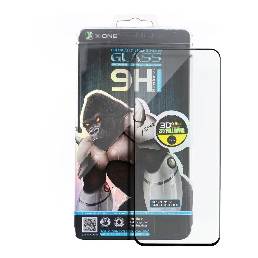 Tvrzené sklo X-ONE - pro iPhone X/Xs 3D Full Cover černé