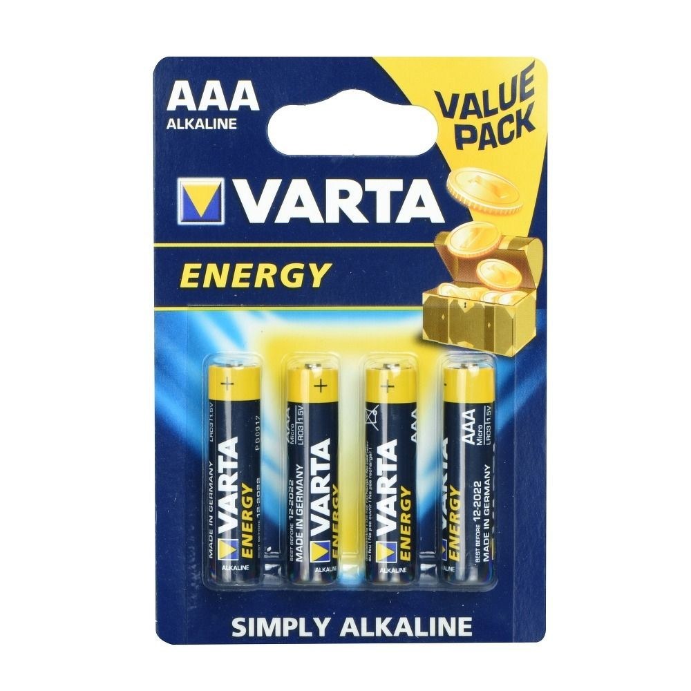 Alkalická baterie Varta R3 (AAA) 4 ks High Energy
