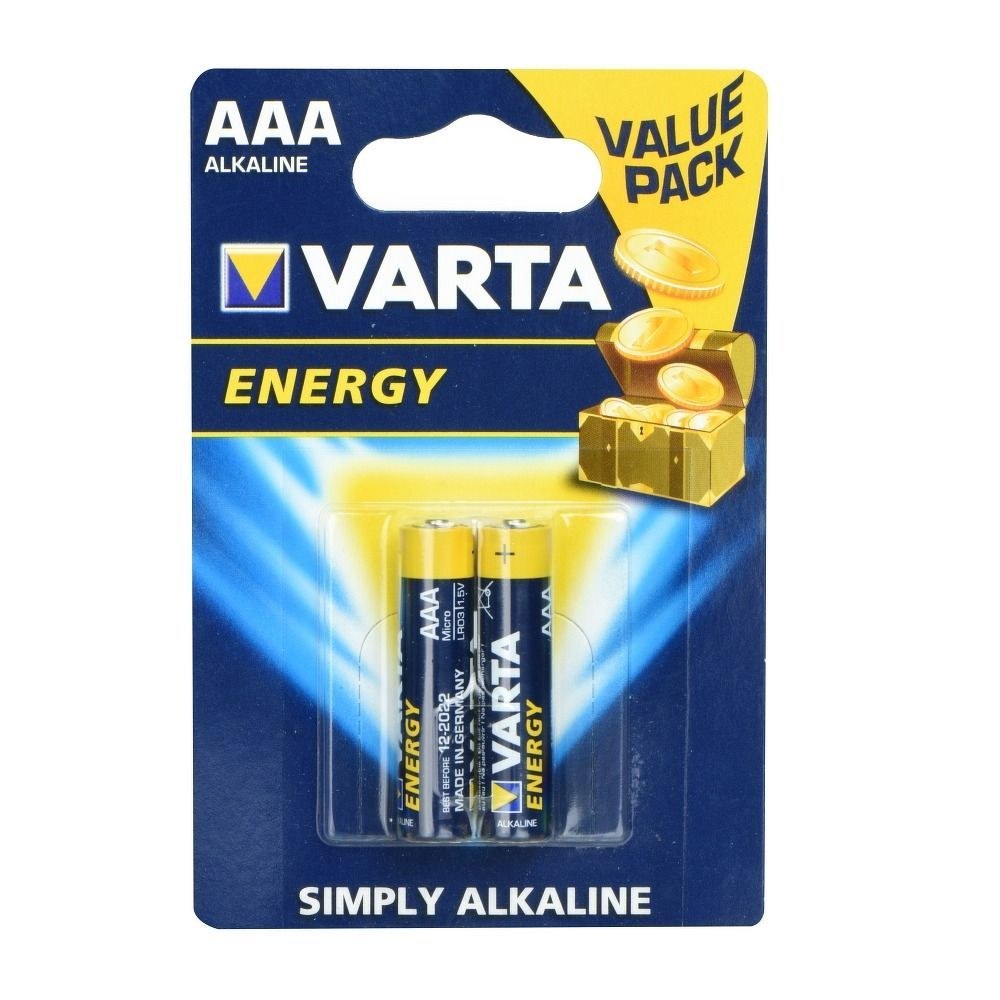 Alkalické baterie Varta R3 (AAA) 2 ks Energ