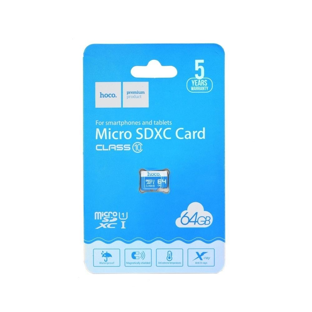 Paměťová karta HOCO microSD TF High Speed Memory 64GB Class 10