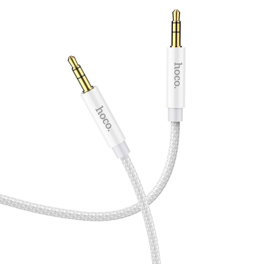 HOCO kabel 3,5mm audio na Jack 3,5mm UPA19 1m stříbrný