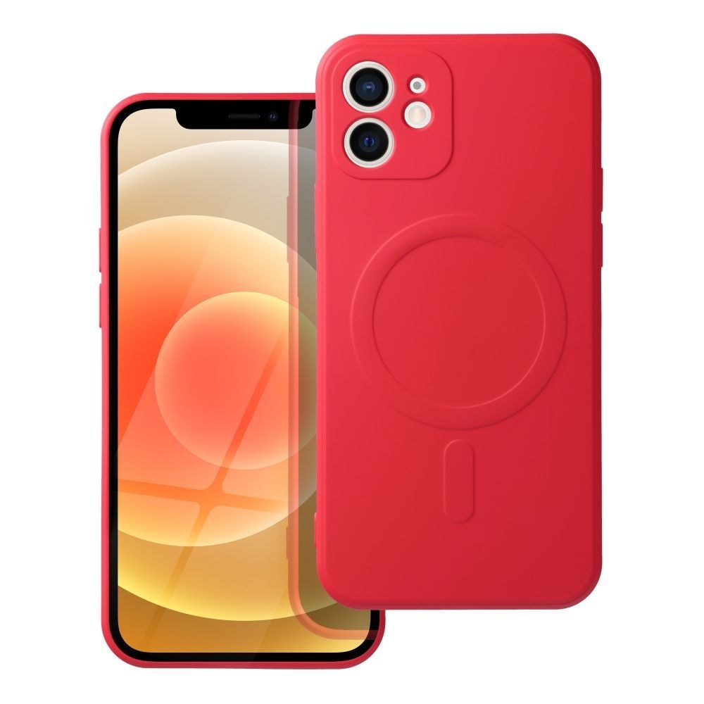 Silikonové pouzdro Mag Cover pro IPHONE 12 MINI červené