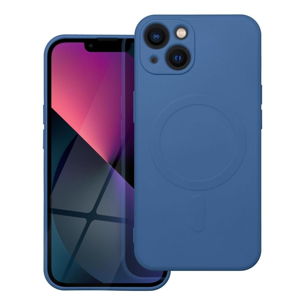 Silikonové pouzdro Mag Cover pro IPHONE 13 modré