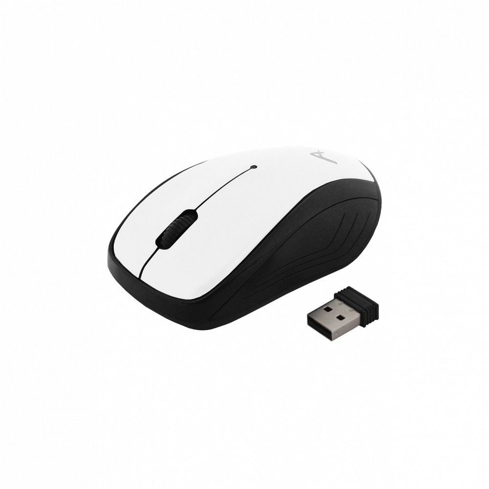 Art Optická bezdrátová myš USB AM-92 bílá