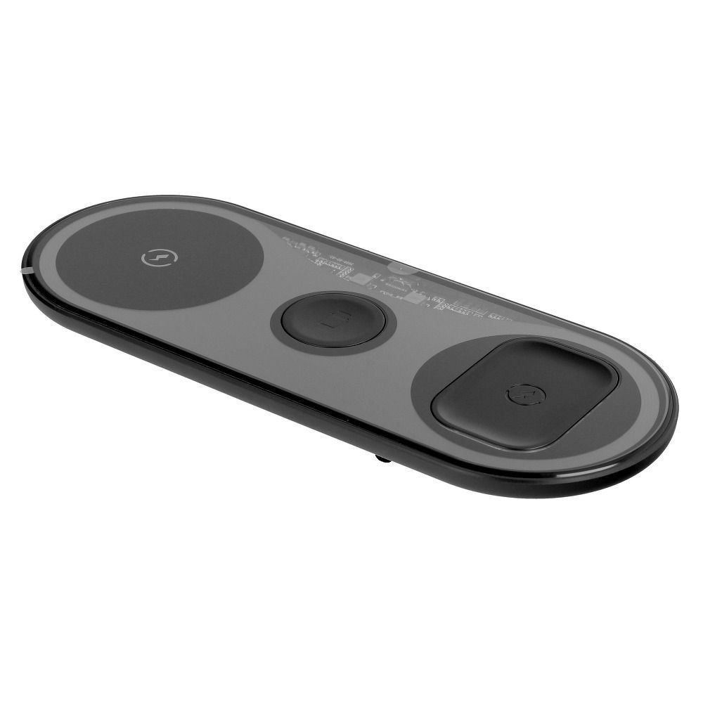 Bezdrátová nabíječka Qi 3v1 15W X399 černá
