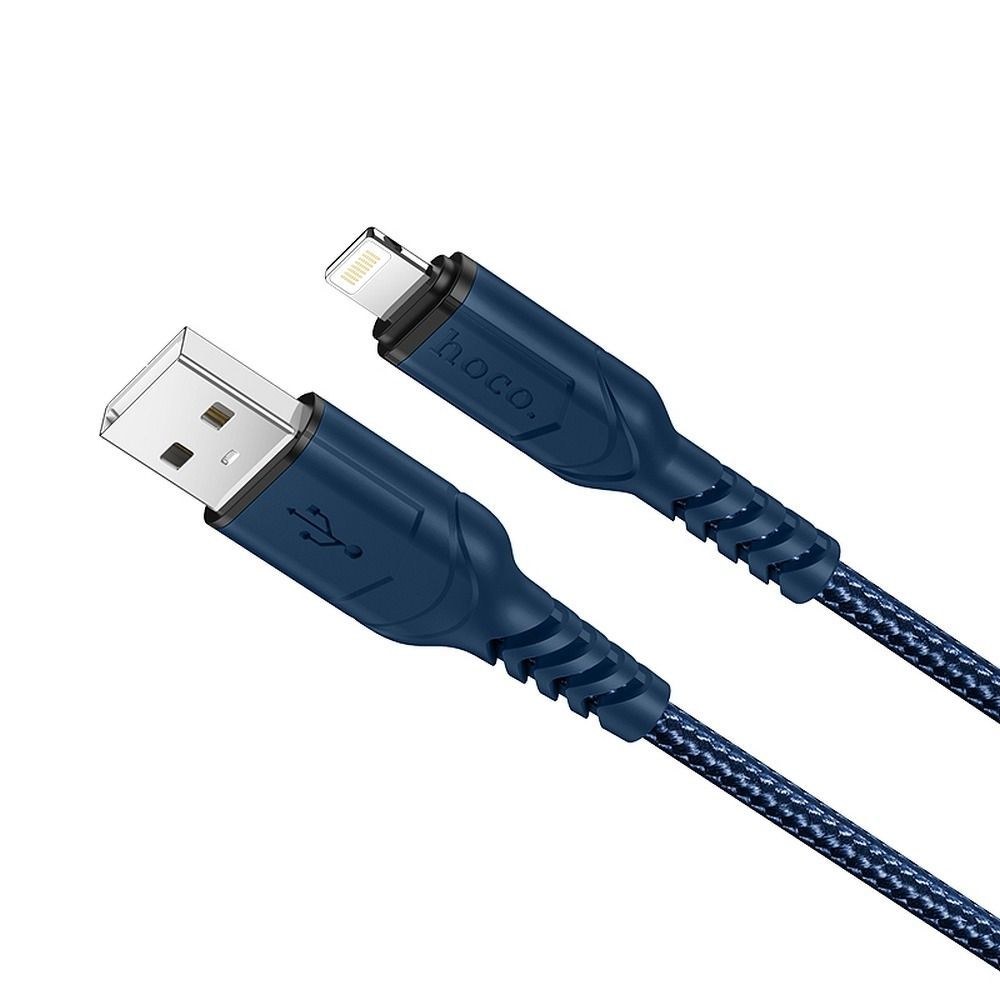 HOCO kabel USB do iPhone Lightning 8-pin 2,4A VICTORY X59 1 metr modrý