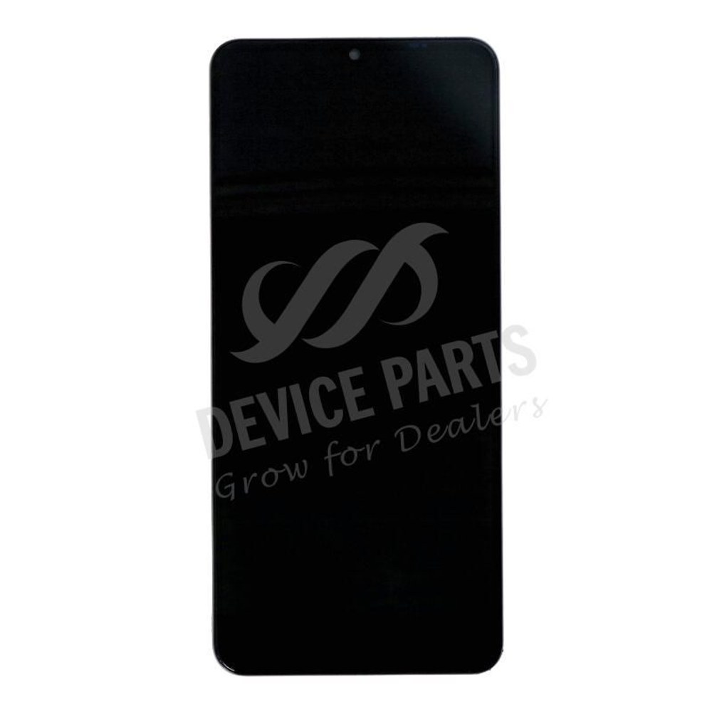 LCD Displej s rámečkem pro Samsung Galaxy A12/A12 Nacho/A12s A127 International Version Black