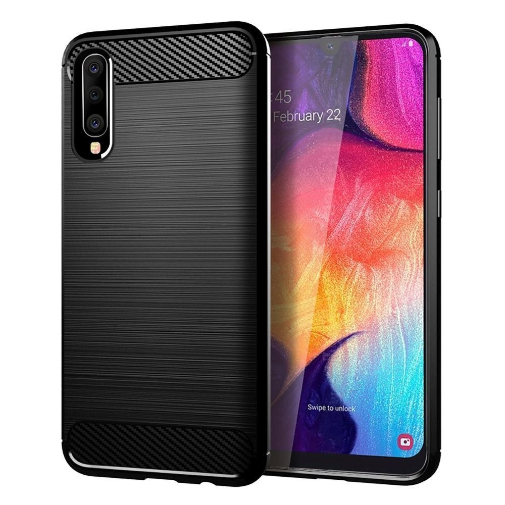 Pouzdro CARBON pro SAMSUNG Galaxy A50 / A50S / A30S černé