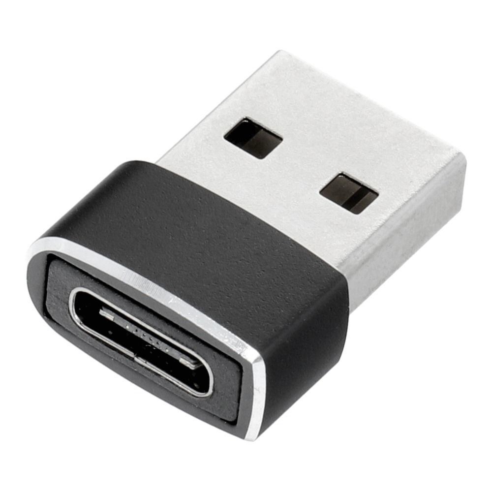 Adaptér Typ C na USB A black