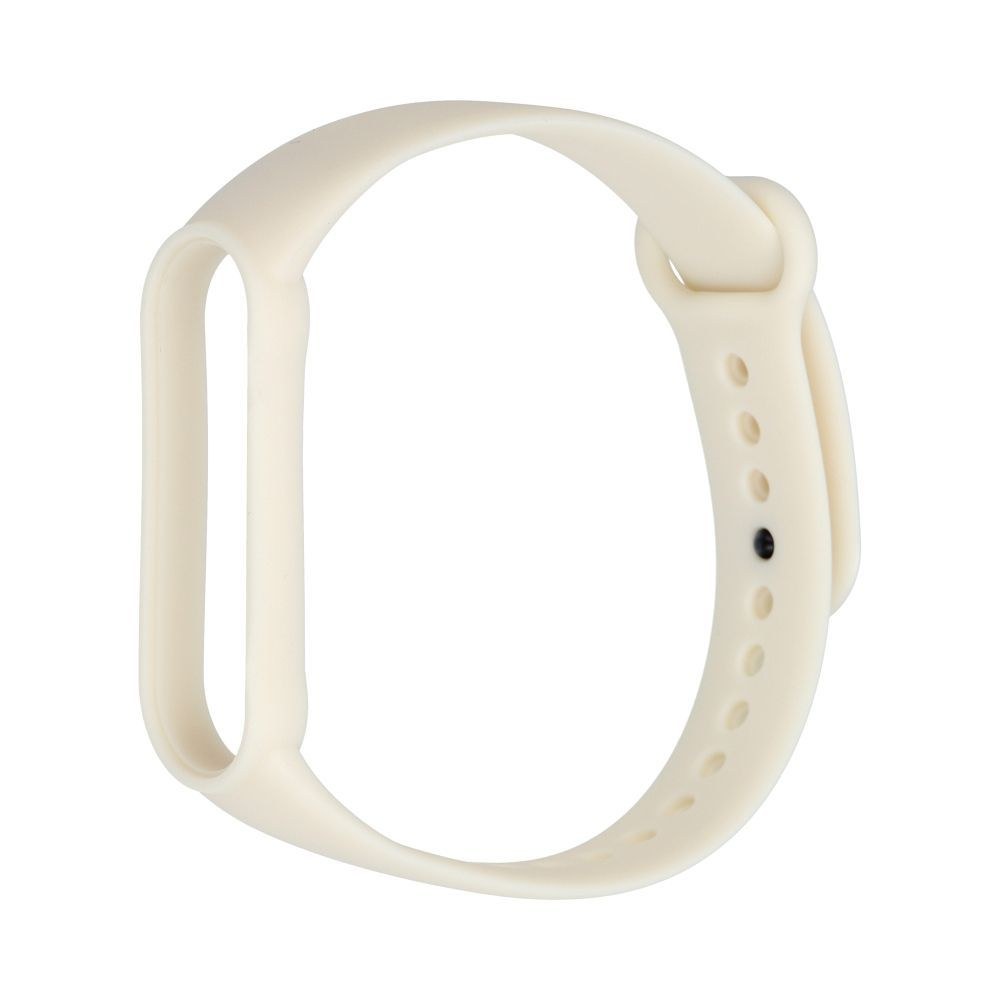 Silikonový pásek pro chytrý náramek Xiaomi Mi Band 3 / 4 / 5 / 6 / 7 pískový (11)