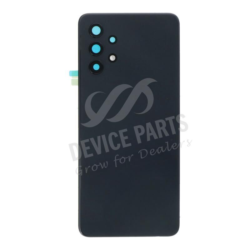 Kryt baterie Samsung A32 4G Black + čočka a rámeček zadního fotoaparátu Originál