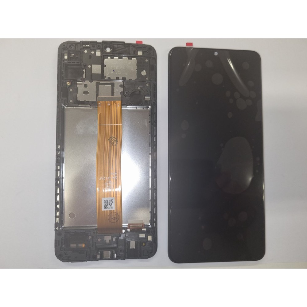 Samsung Galaxy A12 A127F - LCD Disple,j + Dotyková deska + Rám (Black)