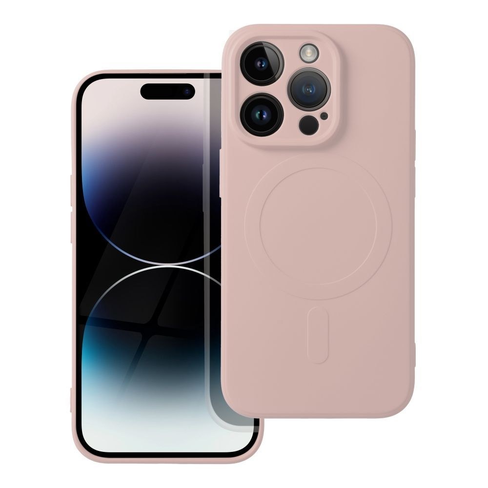 Silikonové pouzdro Mag Cover pro IPHONE 14 PRO růžové