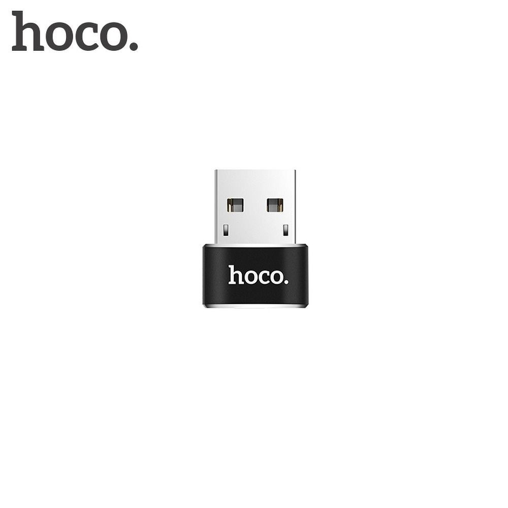 HOCO adaptér OTG USB na typ C UA6 black