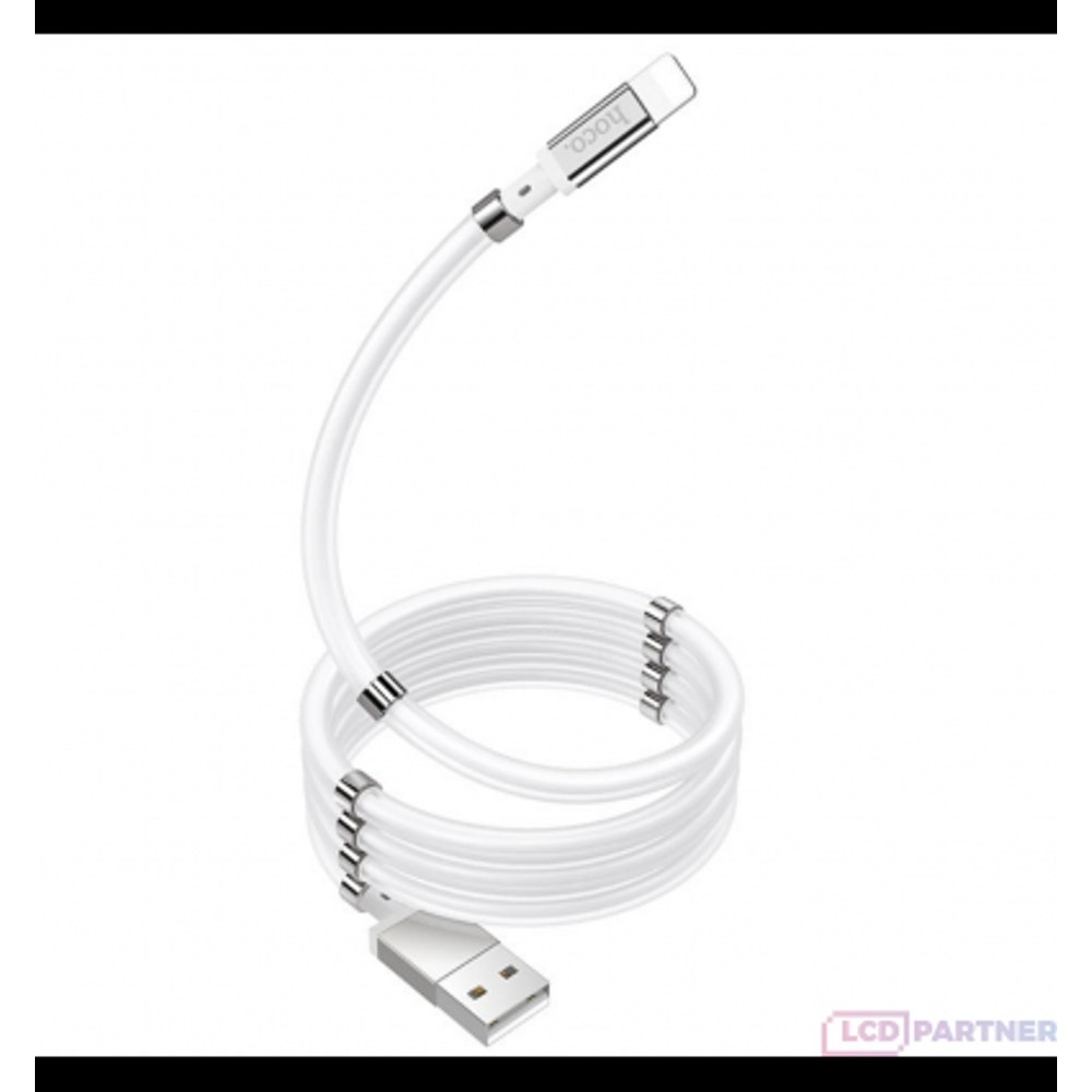 Hoco. Nabíjecí kabel pro magnetickou adsorpci blesku U91 bílý