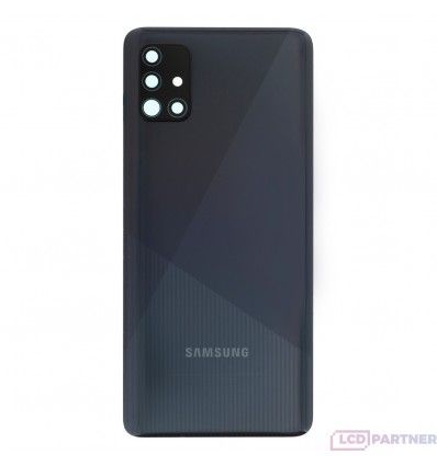 Kryt baterie Samsung Galaxy A51 SM-A515F black + sklíčko kamery or